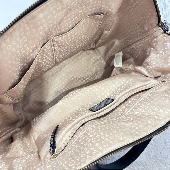 Kate Spade Parliament Square Exotic Savannah Satchel Bag In Snakeskin - Picture 5 of 16